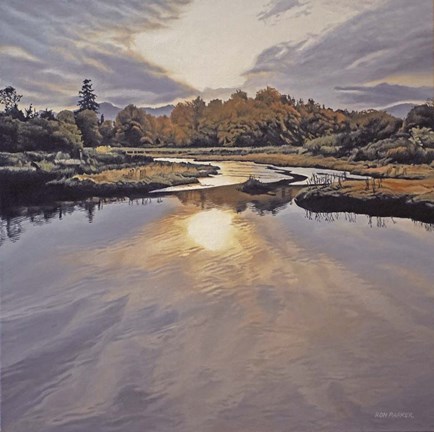 Framed Setting Sun Print