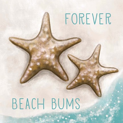 Framed Forever Beach Bums Print