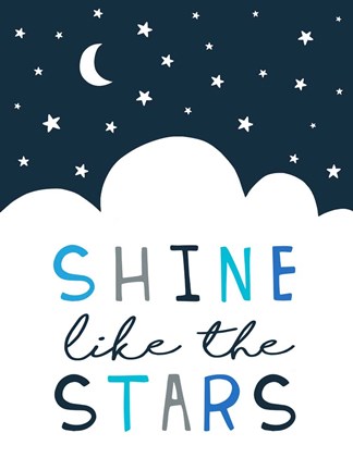 Framed Shine Like the Stars Print