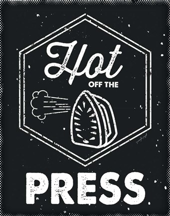 Framed Hot off the Press Print