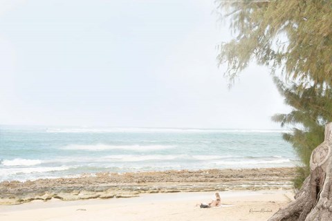 Framed Day at the Beach I Print