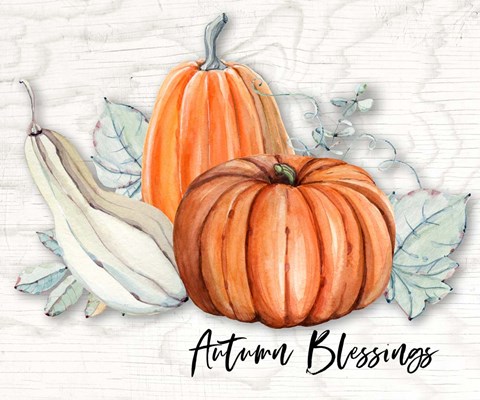 Framed Autumn Blessings Print