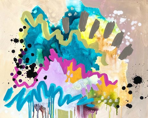 Framed Abstract V Print