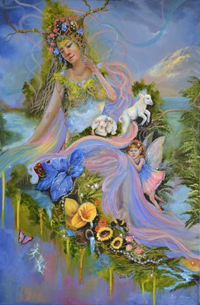 Framed Spring Goddess Print