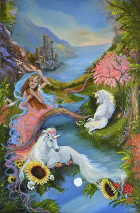 Framed Unicorn Magic Print