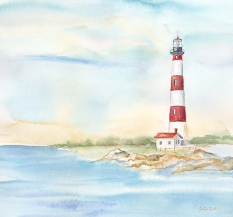 Framed East Coast Lighthouse III Print