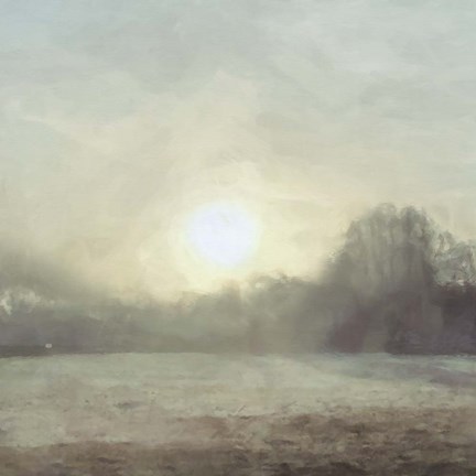 Framed Sun through Mist Print