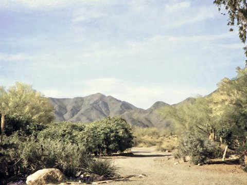 Framed Desert Path Print