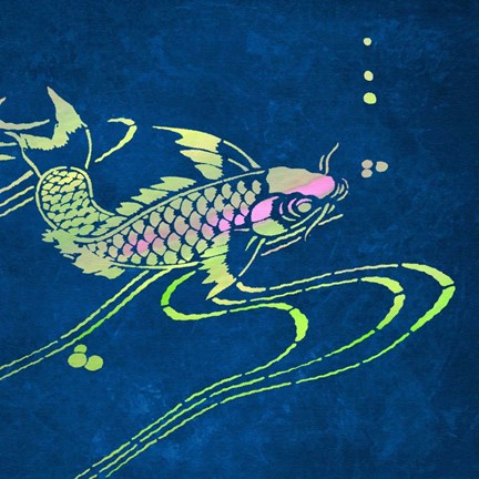 Framed Koi II Print