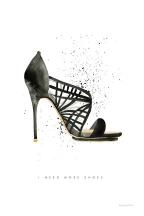 Framed Stiletto Style I Print