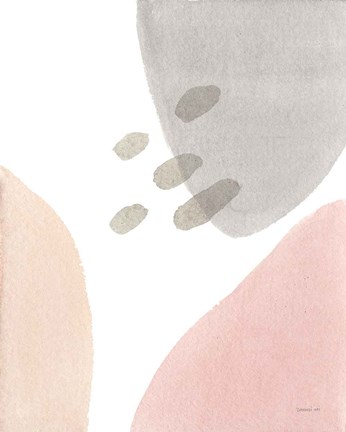 Framed Abstract Tidepool I Print