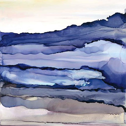 Framed Bluescape III Print