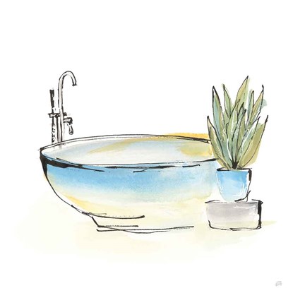 Framed Tub VII Print