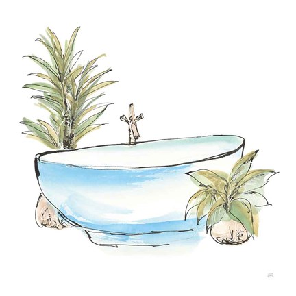Framed Tub IV Print