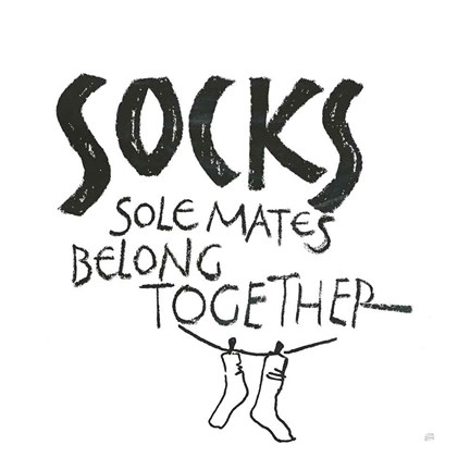 Framed Laundry Room III White Print