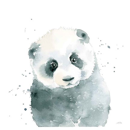 Framed Panda Cub Print