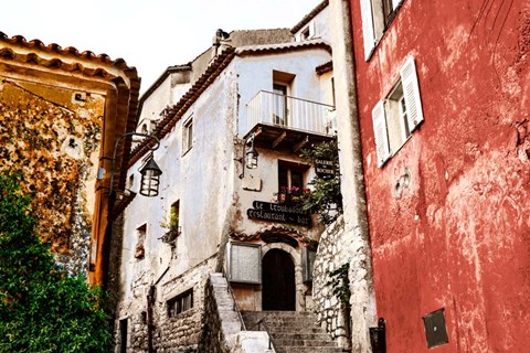 Framed Corner Townhouse Print