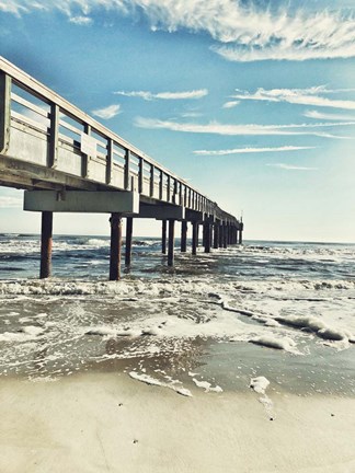 Framed Dock Side Print