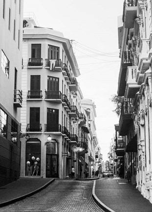 Framed Viejo San Juan I Print