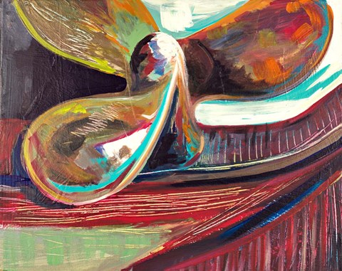 Framed Decorative Fan Print