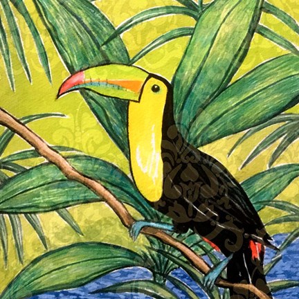 Framed Tropical Bird II Print