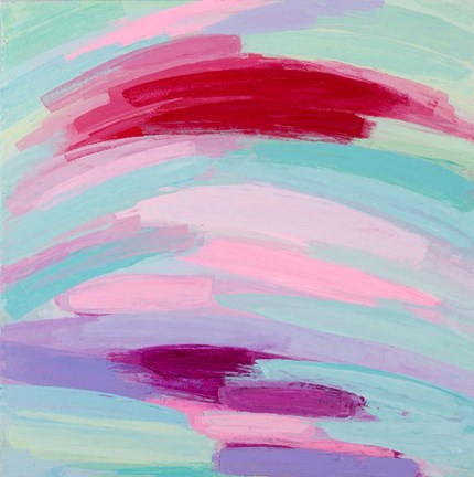 Framed Colorful Blur Print