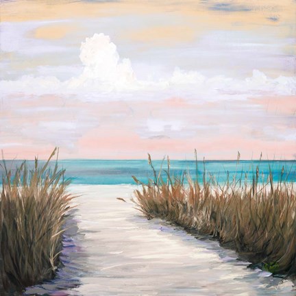 Framed Sunset Walks Print