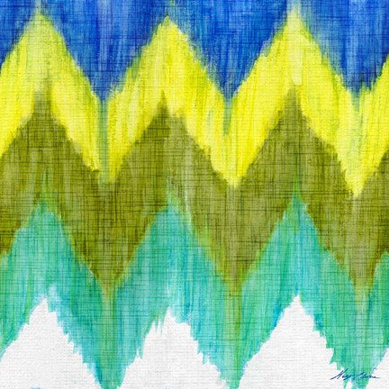 Framed Brilliant Chevron II Print