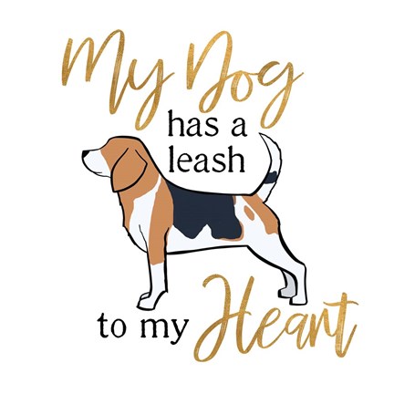 Framed Puppy Positive I Print