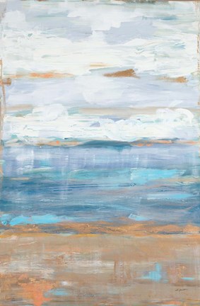 Framed Golden Dreams II Print