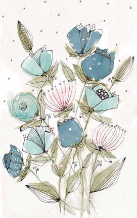 Framed Blooming Spring II Print