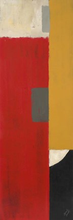 Framed Urban Moon I Print