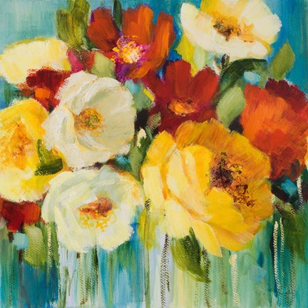 Framed Flower Power I Print