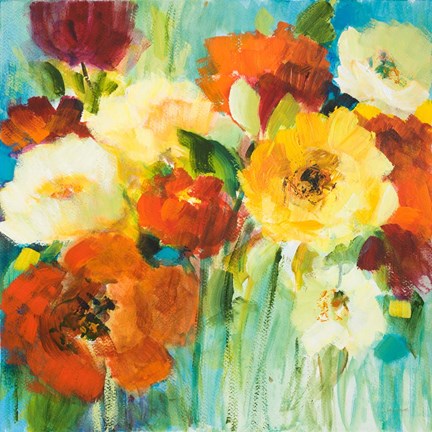 Framed Flower Power II Print