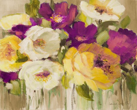 Framed Deep in Purple I Print