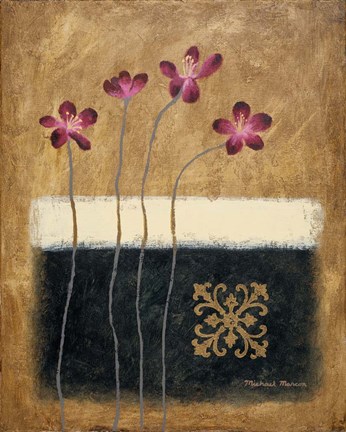 Framed Color Field Blossom II Print