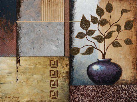 Framed Plum Vase Print