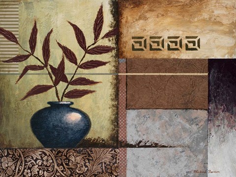 Framed Cobalt Vase Print