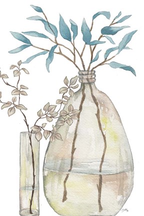 Framed Serenity Accents I Print