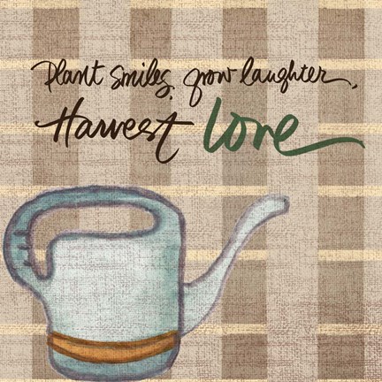 Framed Harvest Love Print