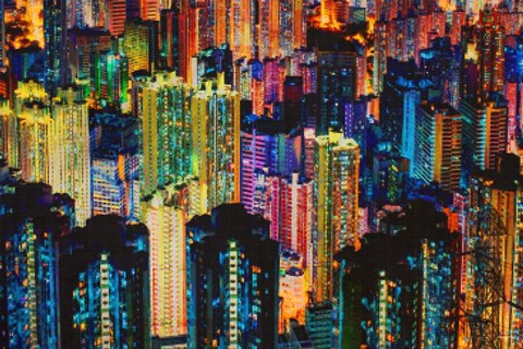 Framed Night Life Print