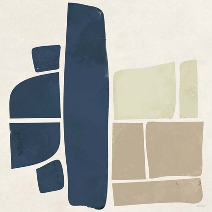 Framed Machine Shapes Print