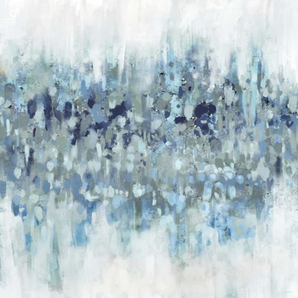 Framed Blue Crossing II Print