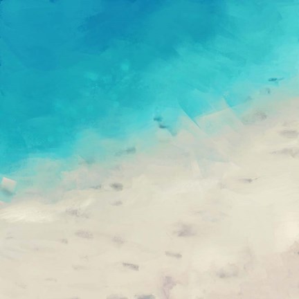 Framed Ocean Blue Sea I Print