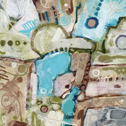 Framed City Life I Print