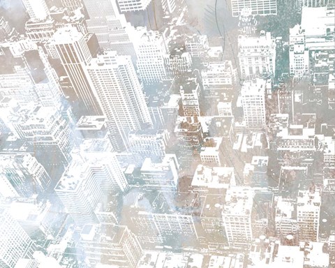 Framed Empire View I (horizontal) Print