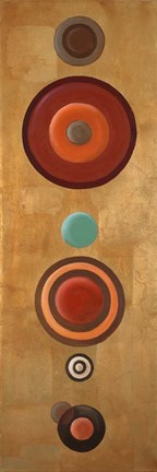 Framed Les Circles II Print