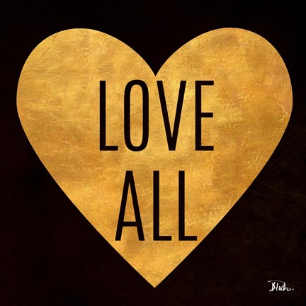 Framed Love and Live I Print