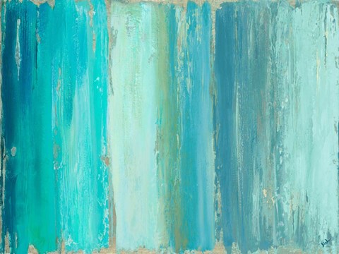 Framed Blue Palette Print