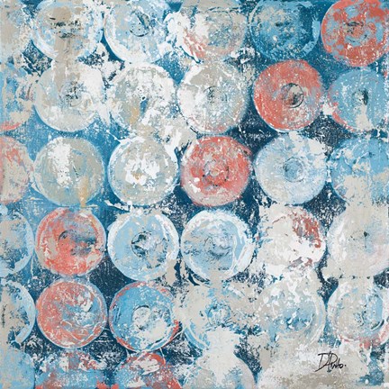 Framed Antique Decorative Circles Print